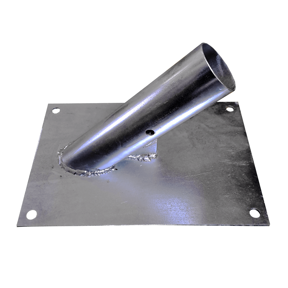Flagpole 5m with wall bracket select (W1 -W2 -W3) including installation (one unit)