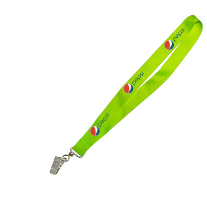 Hi-Viz Lanyard DTF Print S/Sided with Crocodile Clip