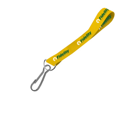 Hi-Viz Wrist Phone Strap DTF Print D/Sided with Swivel Hook
