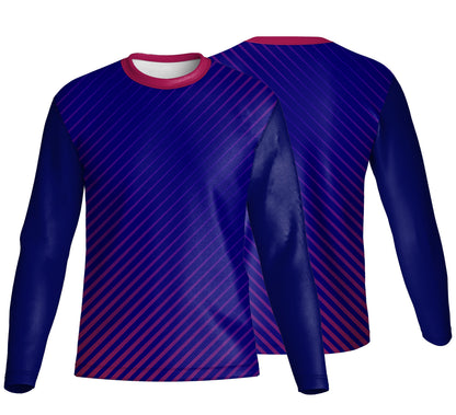 Unisex Long Sleeve Crew Neck T-Shirt | Birdseye | Sport Design
