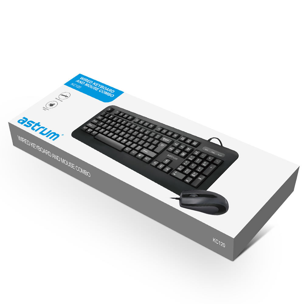 KC120 Keyboard Mouse KIT Classic 107KEYS