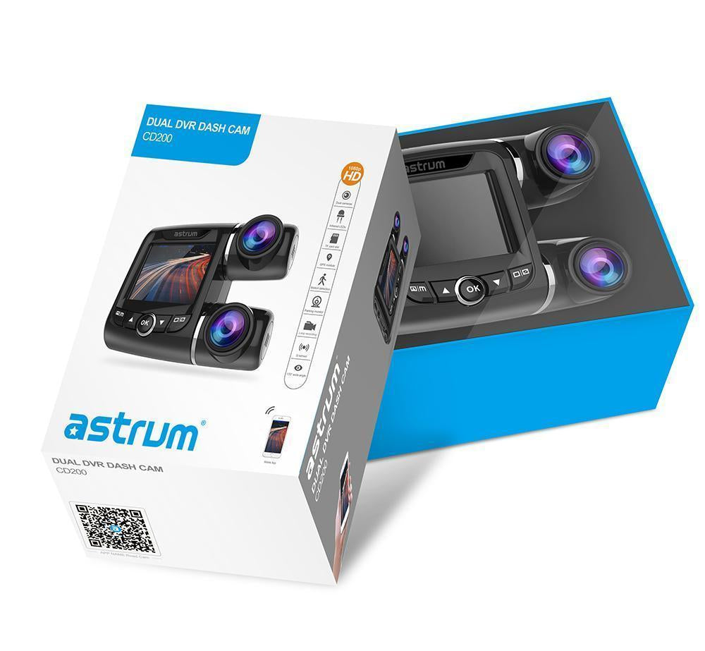 CD200 CAR DVR Dual CAM 1080P GPS APP DIS