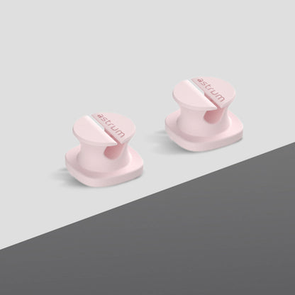 CO060 Mini Cable Organizer Clips – 4 Piece Set for Cable Management-Pink