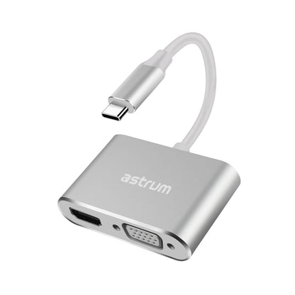 USB-C to VGA &amp; HDMI Adapter | 4K HDMI + 1080P VGA -  DA660