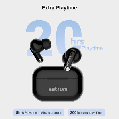 ET310 TWS True Wireless In-Ear Earbuds Bluetooth V5.3 - Black