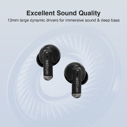 ET310 TWS True Wireless In-Ear Earbuds Bluetooth V5.3 - Black