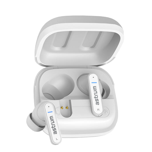 ET360 True Wireless Bluetooth Earbuds - White