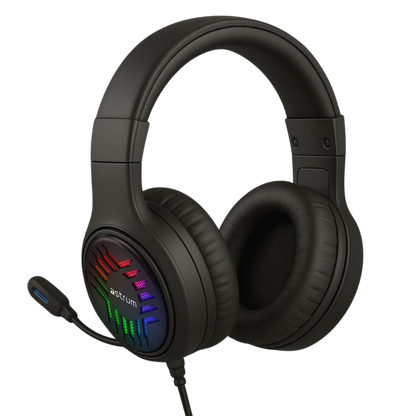USB Wired Gaming Headset - 7.1 Surround Sound, RGB, Boom Mic - HG200