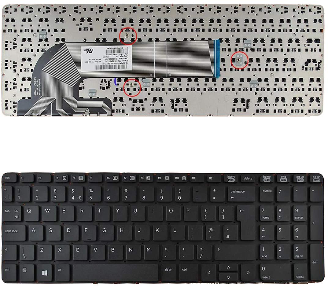 KB for HP Probook 450 G3, 455 G3, 470 G3