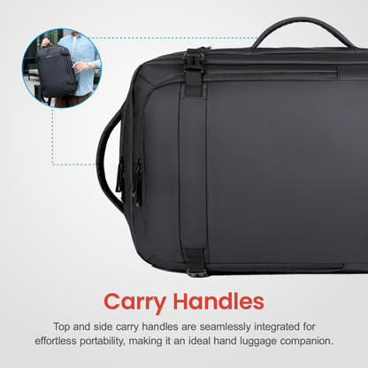 LB310 Backpack PU Travel Expend Black