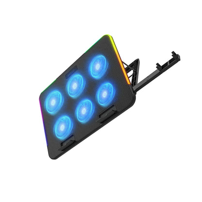 Laptop Cooling Pad 15.6″ 6 x 60mm Fan Led 5 Level – LCP156