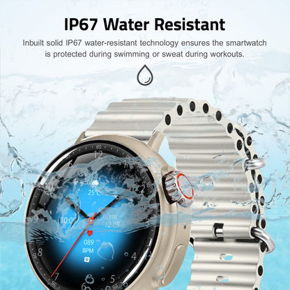 MT31 Smart Watch 1.52" HD IP67 with Call Sports HR BP Body Temp