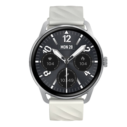 MT410 Smart Watch 1.39" HD IPX68 with BT Calls Sports HR BP BO - Silver