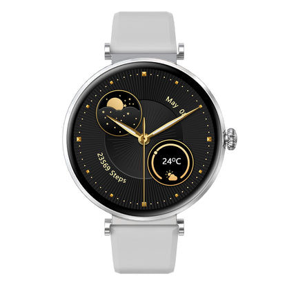 MT510 Smart Watch 1.32" AMOLED IPX68 with BT Calls Sports HR BP BO - Silver