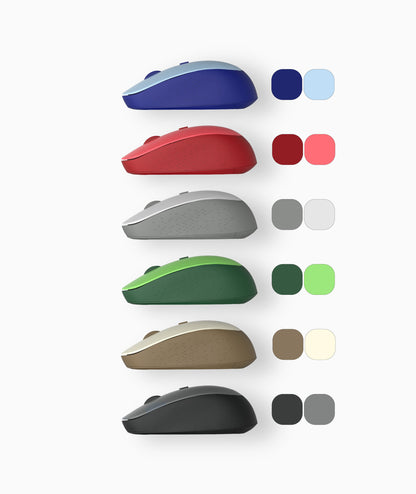 Wireless Optical Mouse -2.4GHz,1600DPI,4 Buttons, Silent Click - MW210 - Gold, Brown