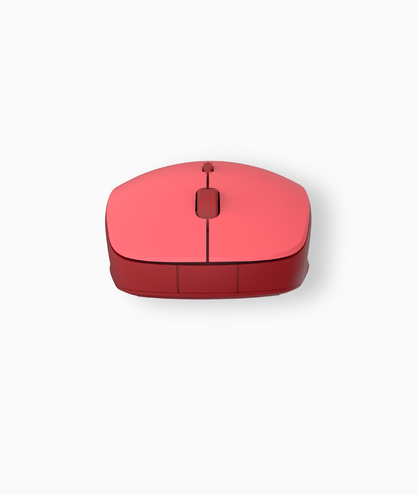 Wireless Optical Mouse -2.4GHz,1600DPI,4 Buttons, Silent Click - MW210 - Red