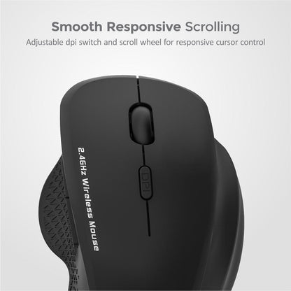 6B Wireless Optical Mouse - MW280 Black