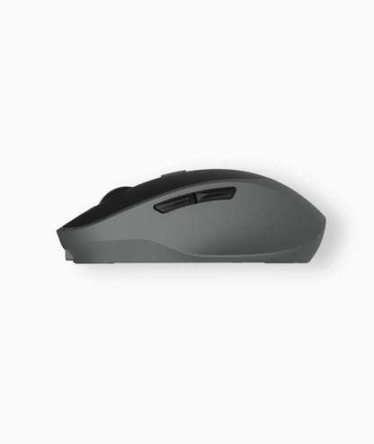 Wireless Dual Mode Rechargeable Mouse Black/Grey - MW410