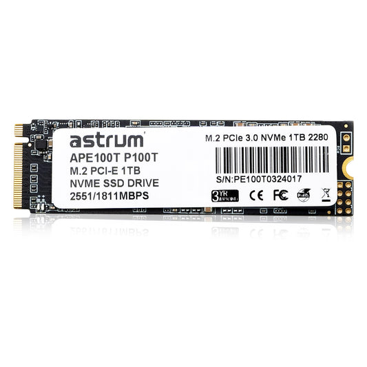 P100T 1TB PCIE-3.0 M.2 Nvme SMI SSD