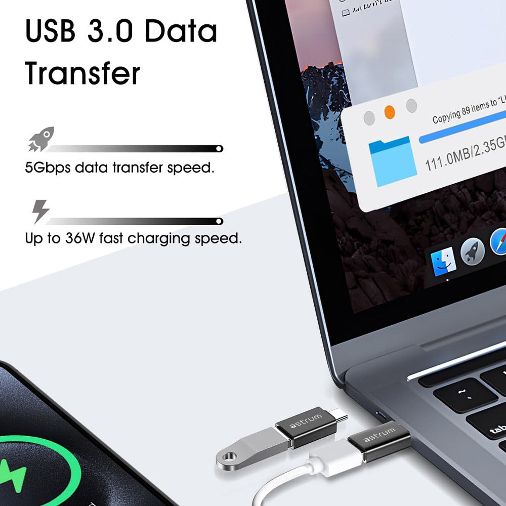 PA300 Passive Adapter USB-C - USB-A M-F