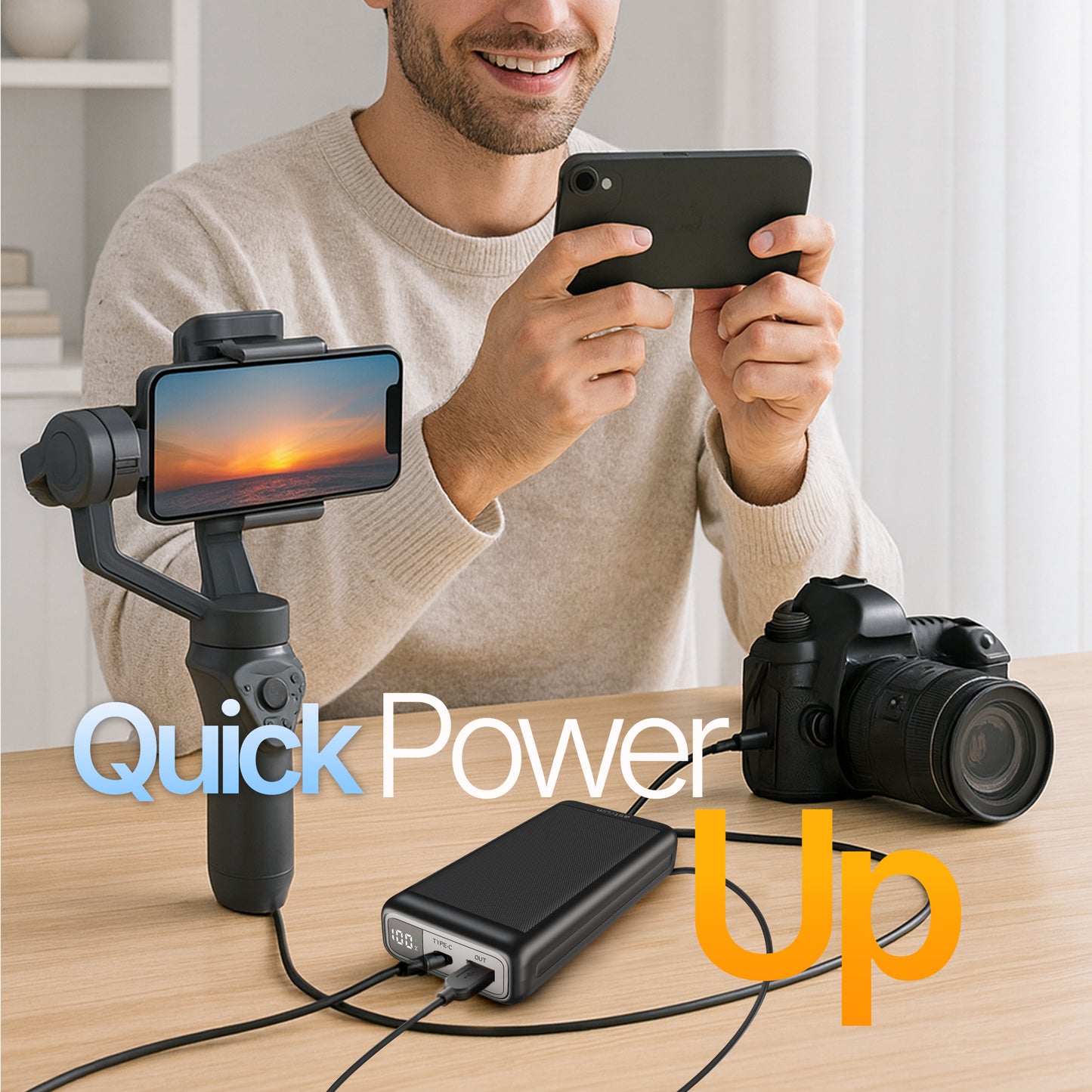 Astrum 20000mAh PD Power Bank 22.5W with LCD Display – PB20P