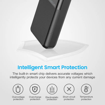 PB255 Dual USB Portable PD20W Fast Charge Power Bank 20000mAh