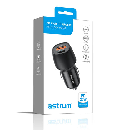 Pro Go PD20 USB-C PD20W Dual USB Travel Car Charger