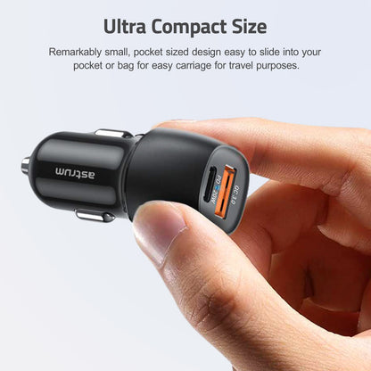 Pro Go PD20 20W USB-C PD 3A Dual USB Travel Car Charger