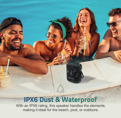 SP150 Bluetooth Waterproof IP6 Speaker 12W  LED TWS TF USB AUX MIC