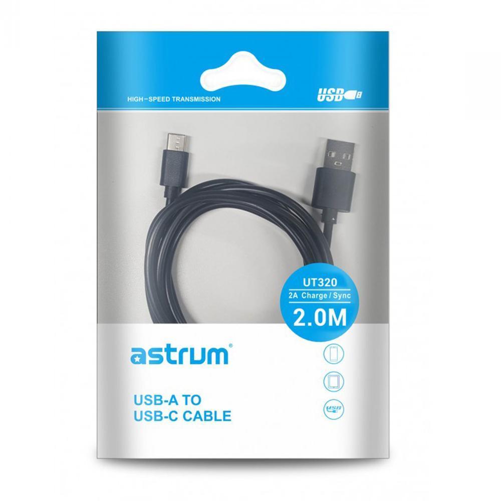 UT320 USB 2.0 to USB-C Charge &amp; Sync 2.0m Cable