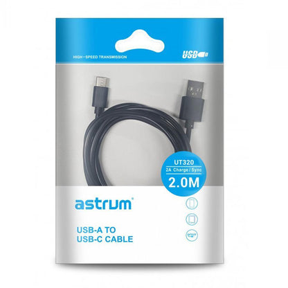UT320 USB 2.0 to USB-C Charge &amp; Sync 2.0m Cable