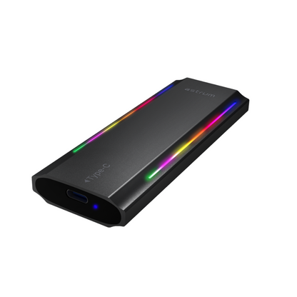 NVMe M.2 SSD PCIe & NGFF Enclosure, RGB, 10 Gbps Speed - ENP4310G