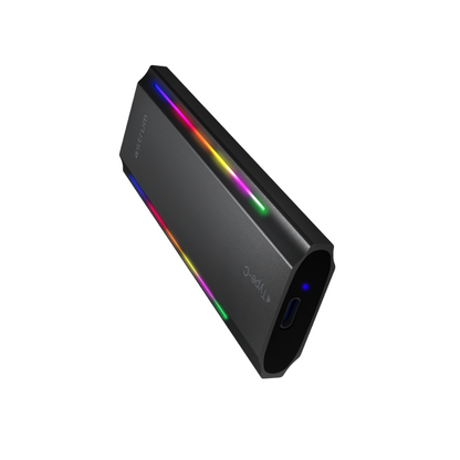NVMe M.2 SSD PCIe & NGFF Enclosure, RGB, 10 Gbps Speed - ENP4310G