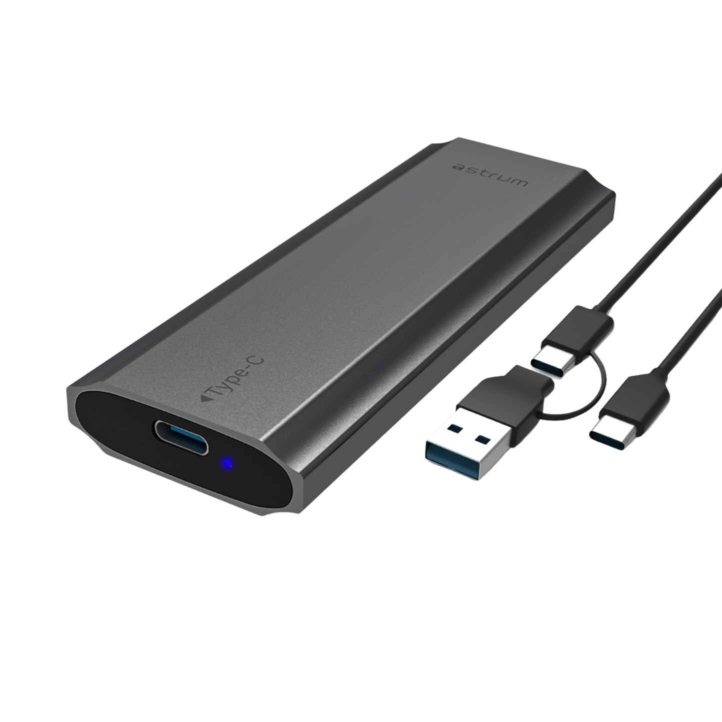 NVMe M.2 SSD Enclosure for PCIe & NGFF, 10 Gbps Speed - ENP4310
