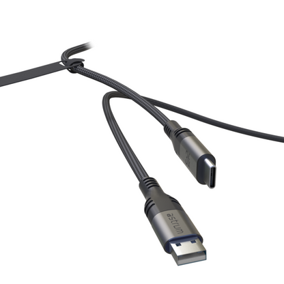 VMAC20 Cable USB A- C M-M 1.2M Braid GR
