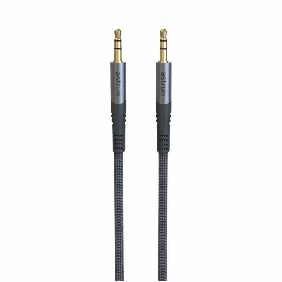 VMAM35 Cable AUX 3.5 M-M 1.2M Braid GR