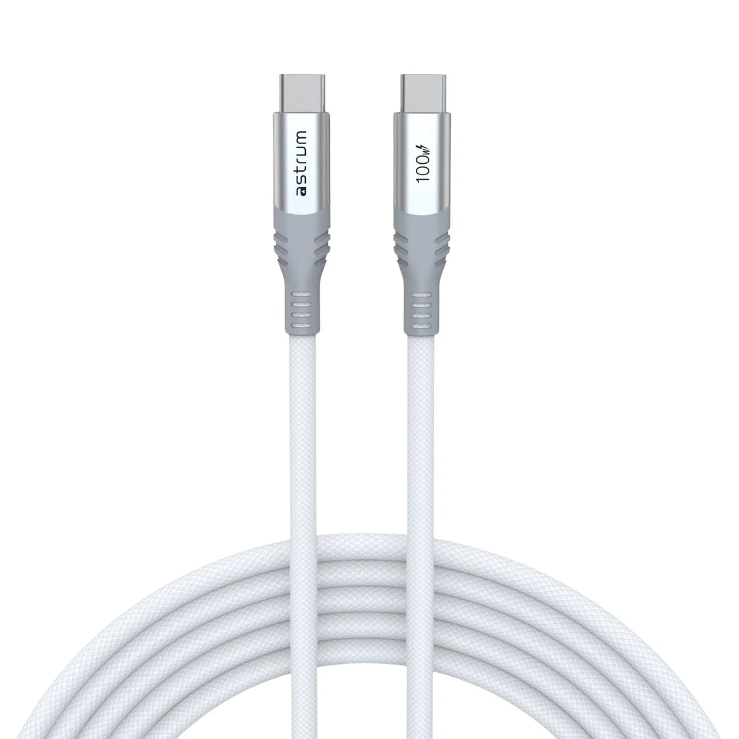 VMCC100 Cable C-C 100W M-M 1.2M Braid WH