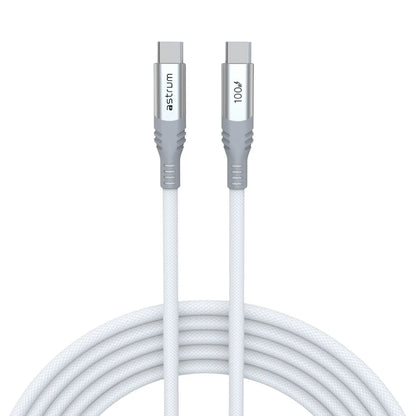 VMCC100 Cable C-C 100W M-M 1.2M Braid WH