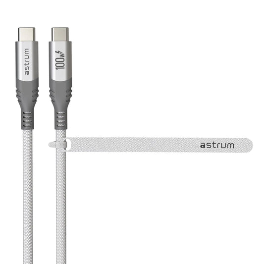 VMCC100 Cable C-C 100W M-M 2.0M Braid WH