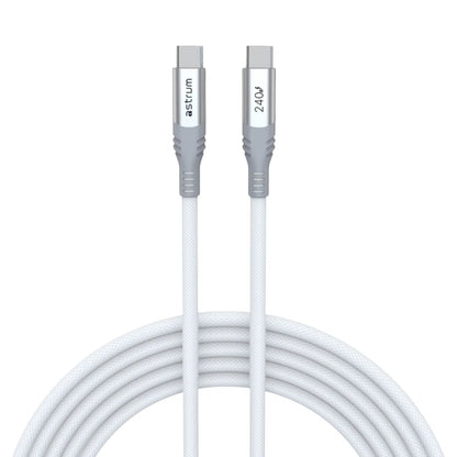 VMCC240 Cable C-C 240W M-M 3.0M Braid WH