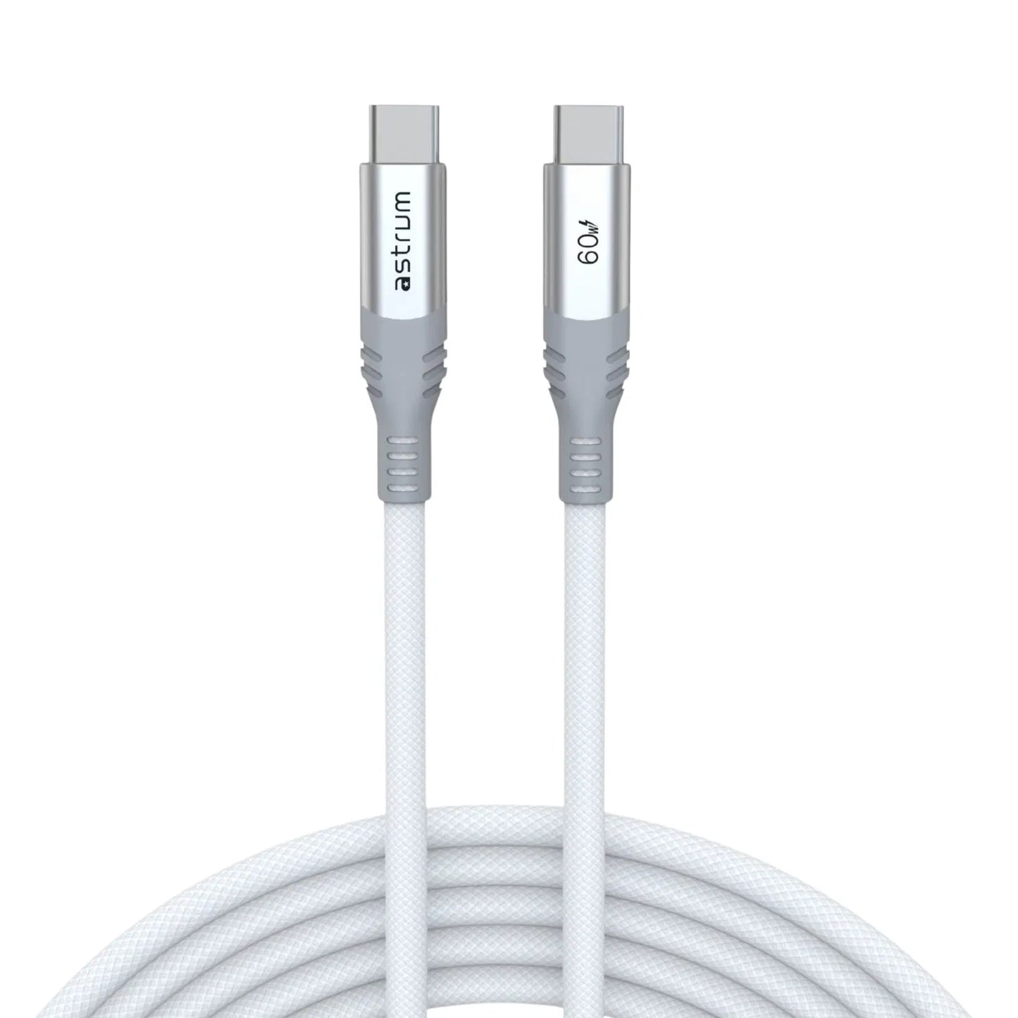 VMCC60 Cable C-C 60W M-M 2.0M Braid WH