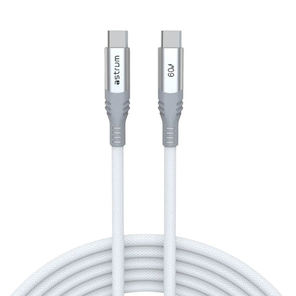 VMCC60 Cable C-C 60W M-M 2.0M Braid WH