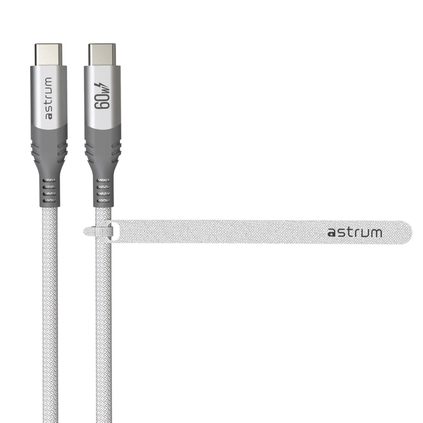 VMCC60 Cable C-C 60W M-M 2.0M Braid WH