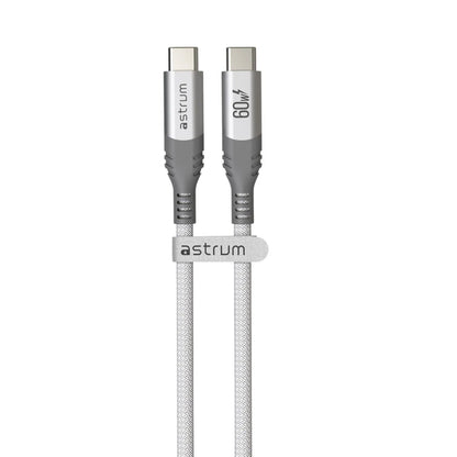 VMCC60 Cable C-C 60W M-M 2.0M Braid WH