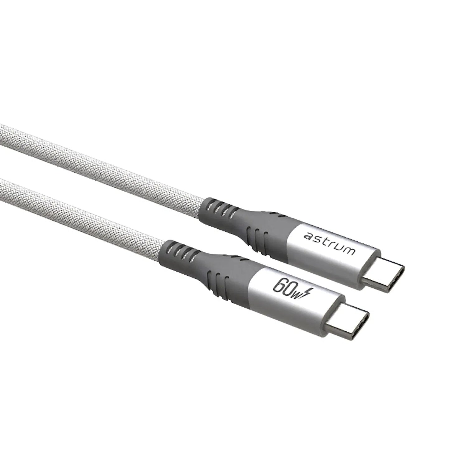 VMCC60 Cable C-C 60W M-M 2.0M Braid WH