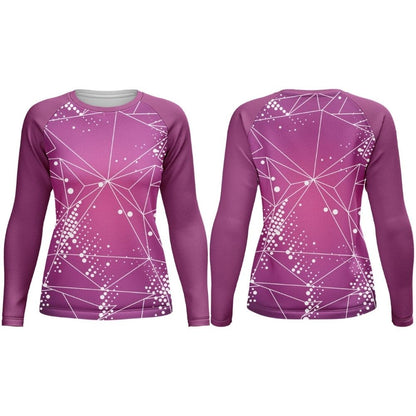 Ladies Netball/Hockey Crew Neck Long Sleeve T-Shirts  | Raglan Sleeve