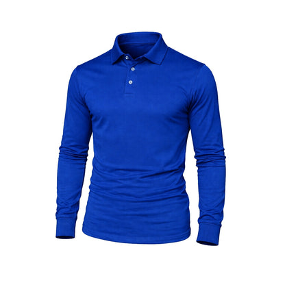 Sea Biscuit Combed Cotton Long Sleeve Golfer