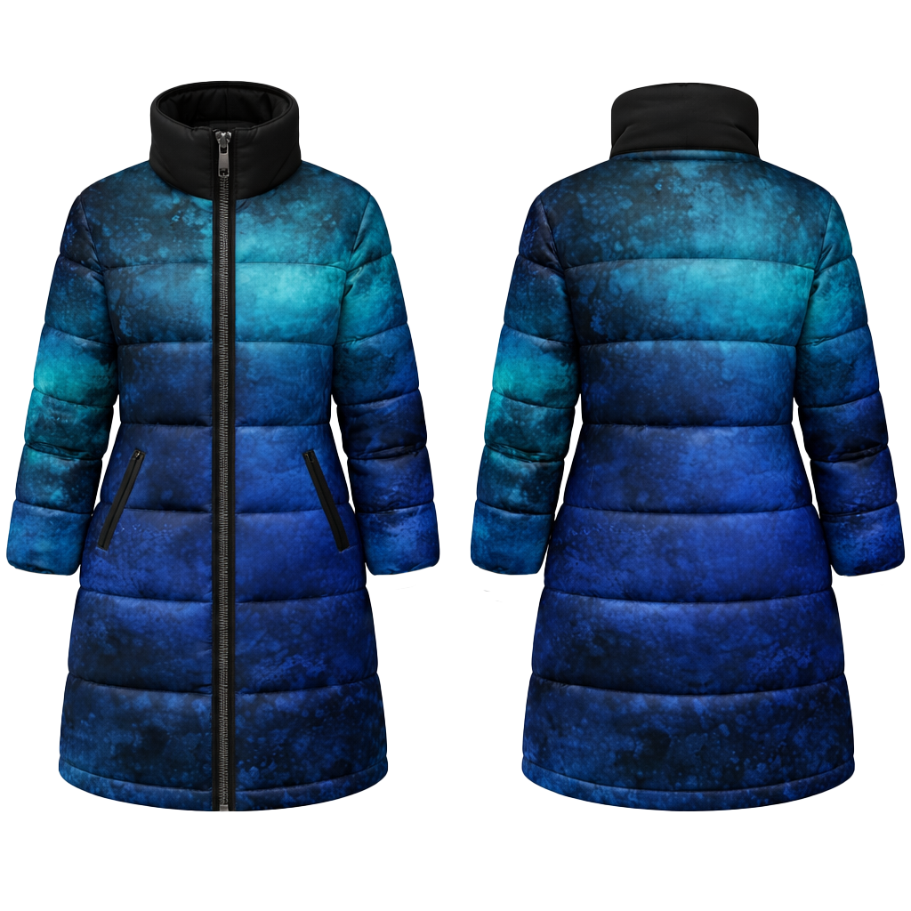 Kid’s Dye Sublimated Micro Active Long Puffer Jacket