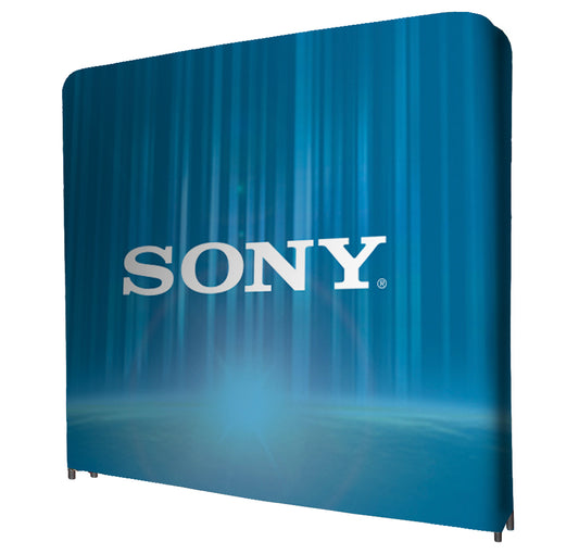 Freestanding Box Banner Double Sided Print 2500 X 2280 X 300mm