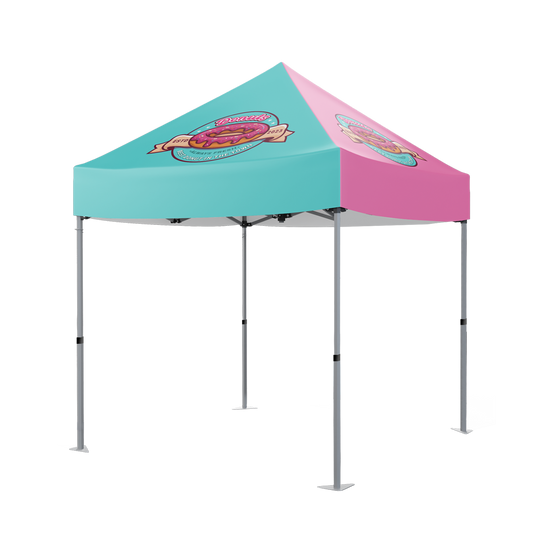 Gazebo 2 x 2m, Dye Sub, Econo Aluminium, Complete